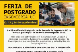 FERIA DE POSTGRADO 2022 INGENIERÍA UC